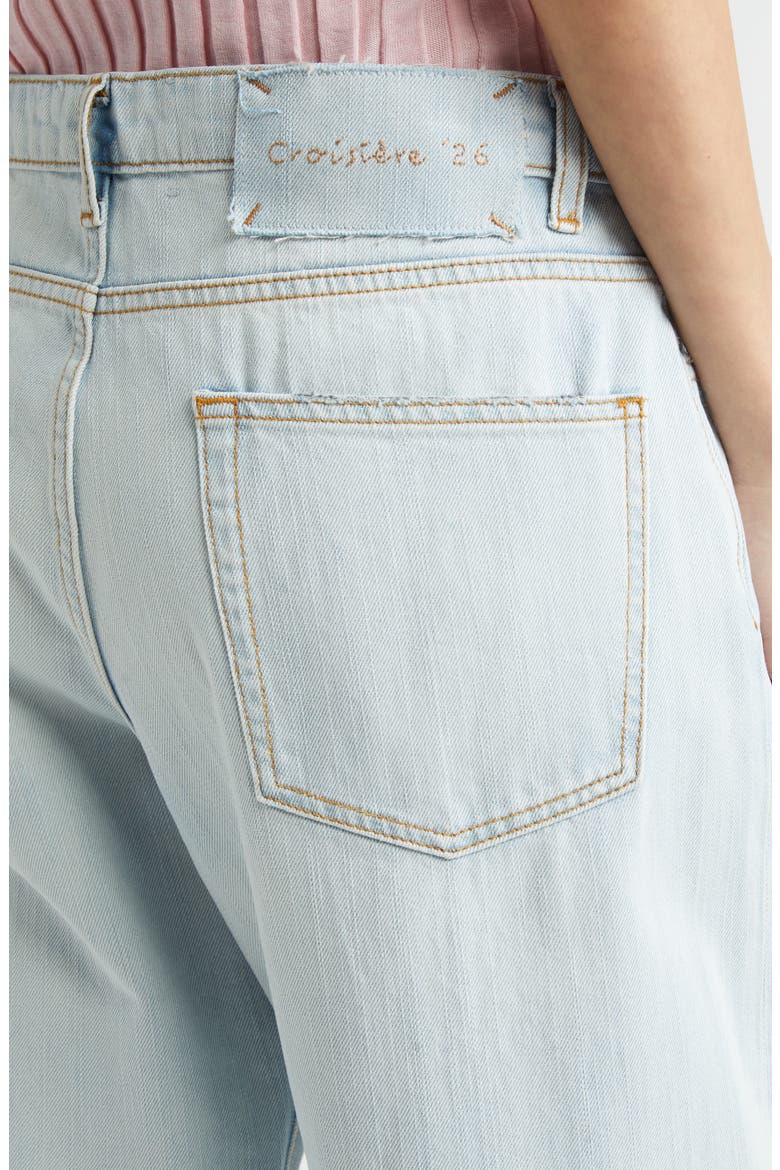 Uptown Ripped Straight Leg Jeans, Alternate, color, DUSTY BLUE
