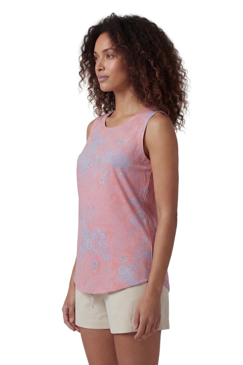 Paisley Explosion Womens Muscle Tank, Alternate, color, PAISLEY EXPLOSION CORAL