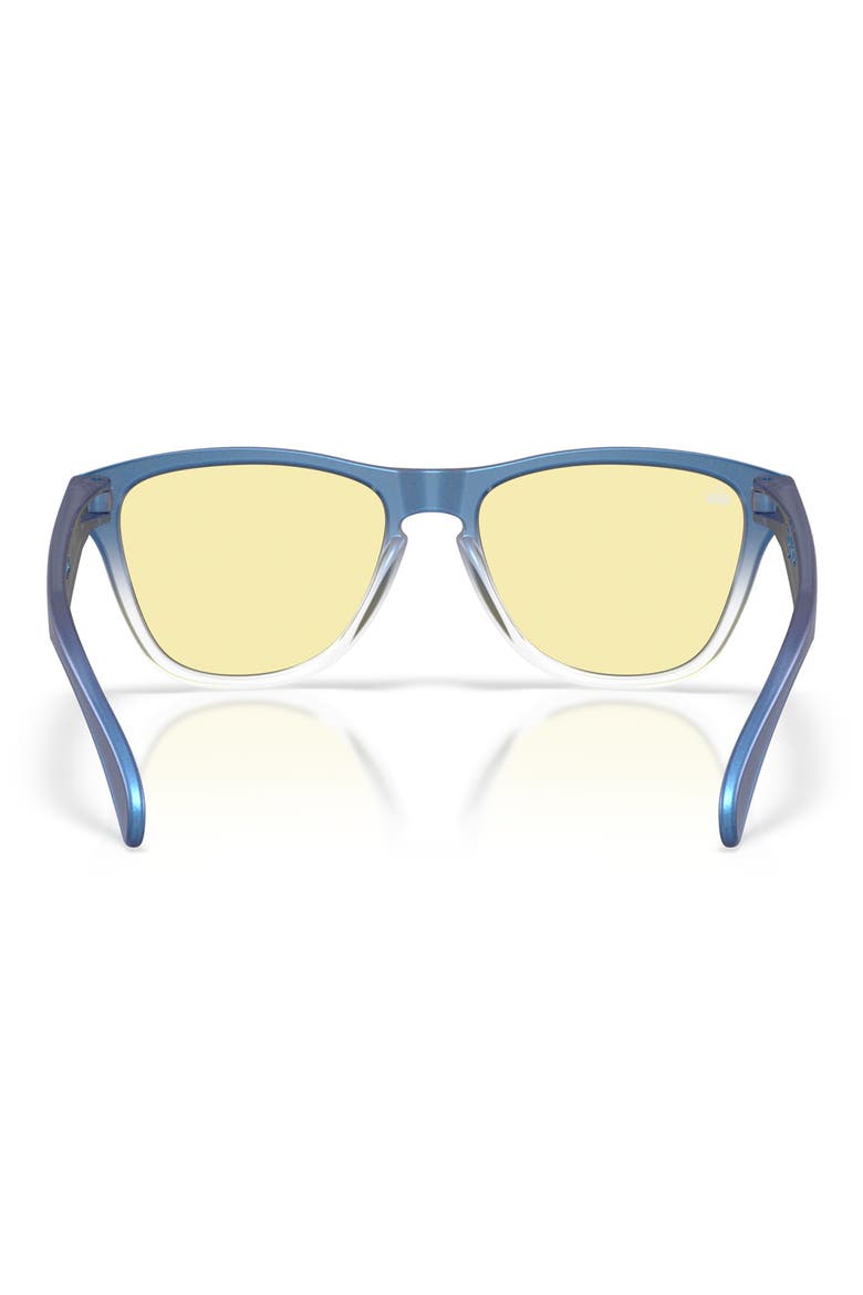 Frogskins S 53mm Round Sunglasses, Alternate, color, MTT CYN/ BLU/ CLR SHFT FADE