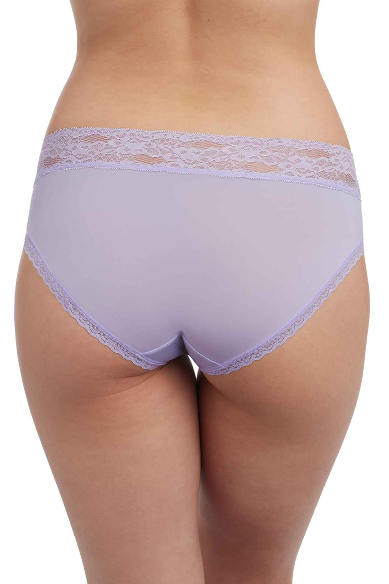 Goddess Lace Trim Hipster, Alternate, color, Ice Purple