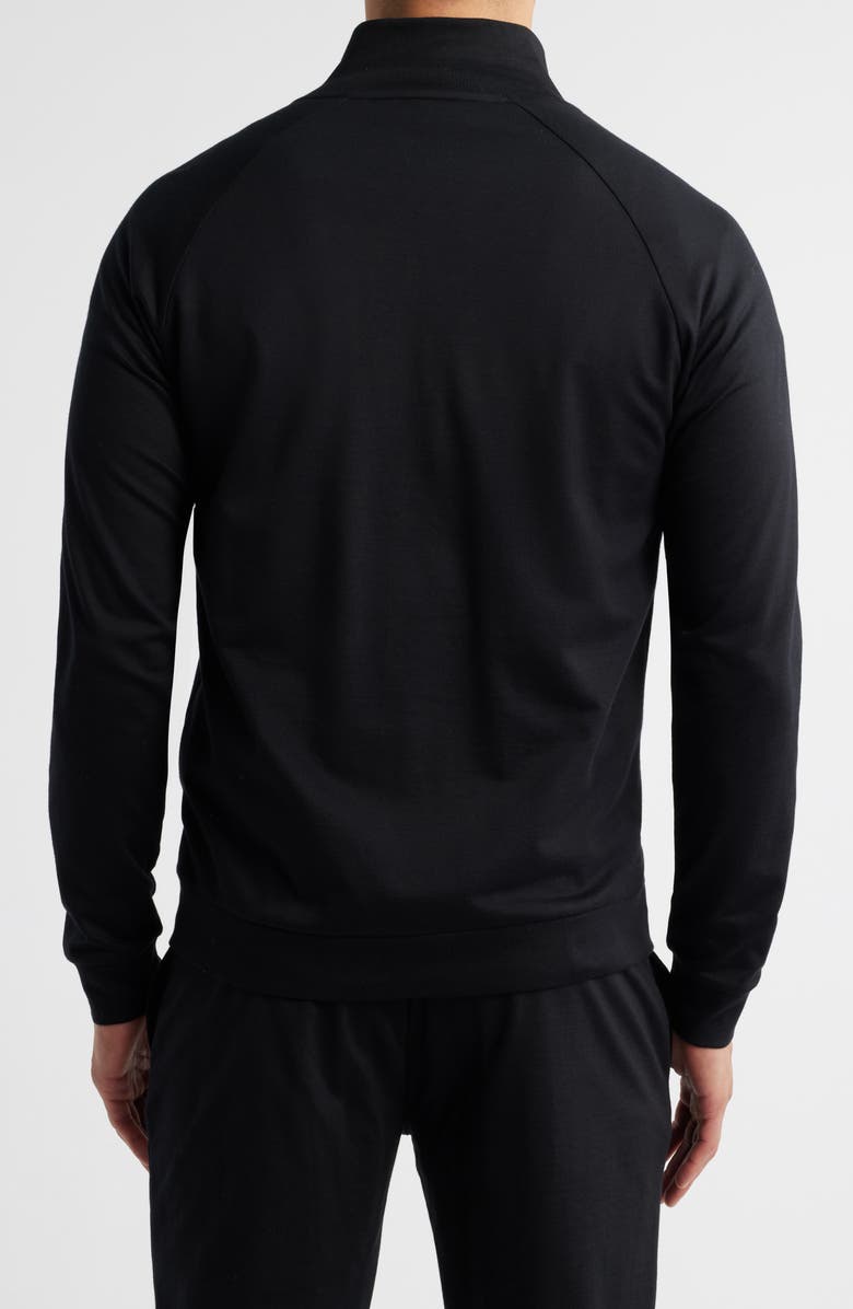 BOSS Authentic Chest Stripe Cotton Zip Jacket, Alternate, color,