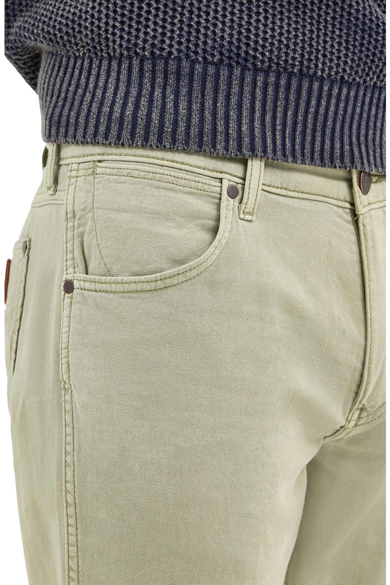 Greensboro Straight Leg 5-Pocket Cotton & Linen Pants, Alternate, color, TEA