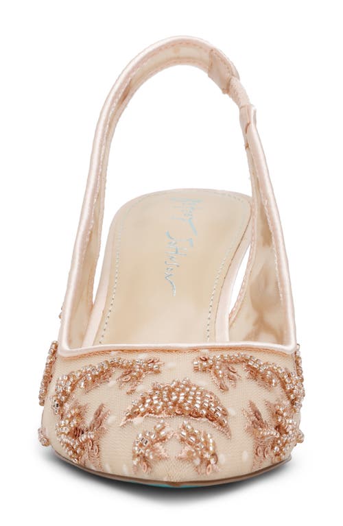 BETSEY JOHNSON BETSEY JOHNSON NIKKI POINTED TOE SLINGBACK PUMP
