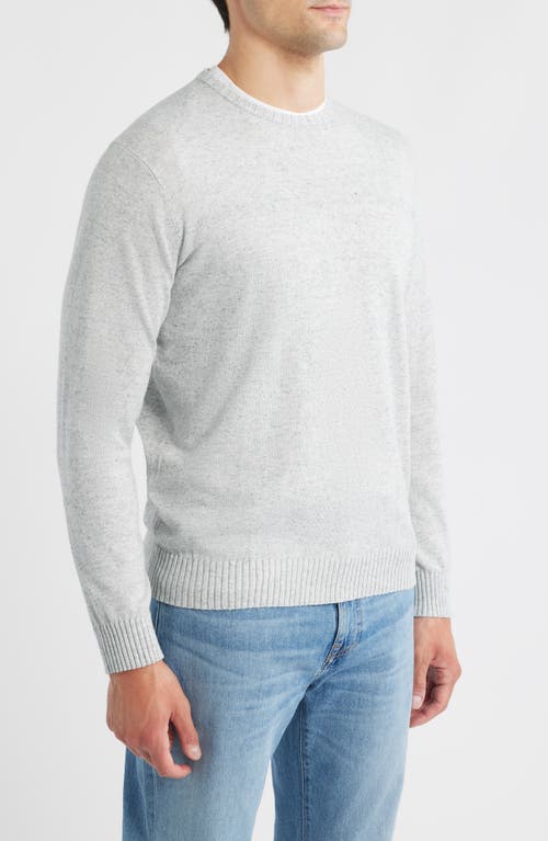 Johnnie-o Albus Neppy Crewneck Sweater In Gray