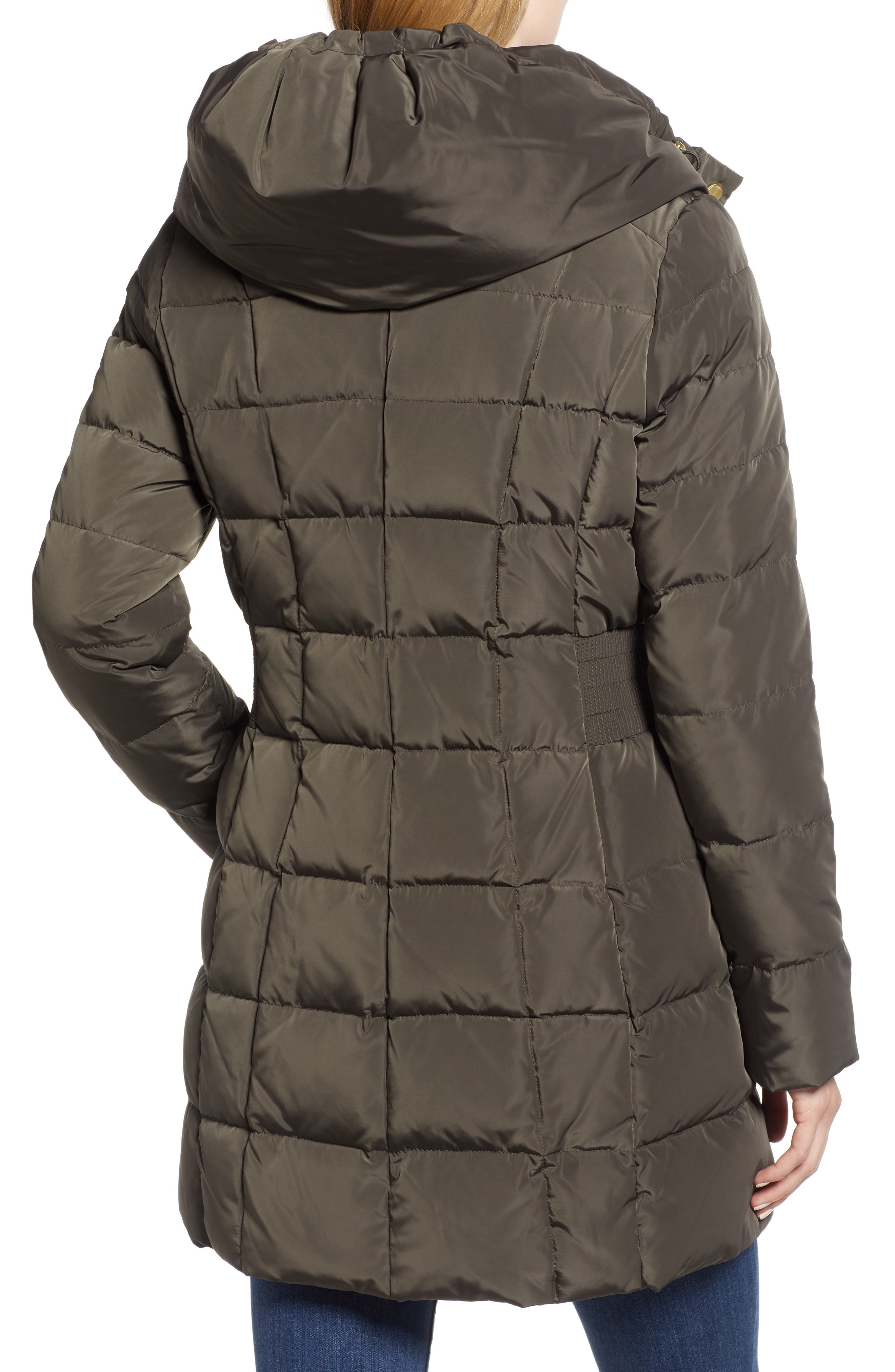 Cole Haan Signature Cole Haan Hooded Down & Feather Jacket (Women ...