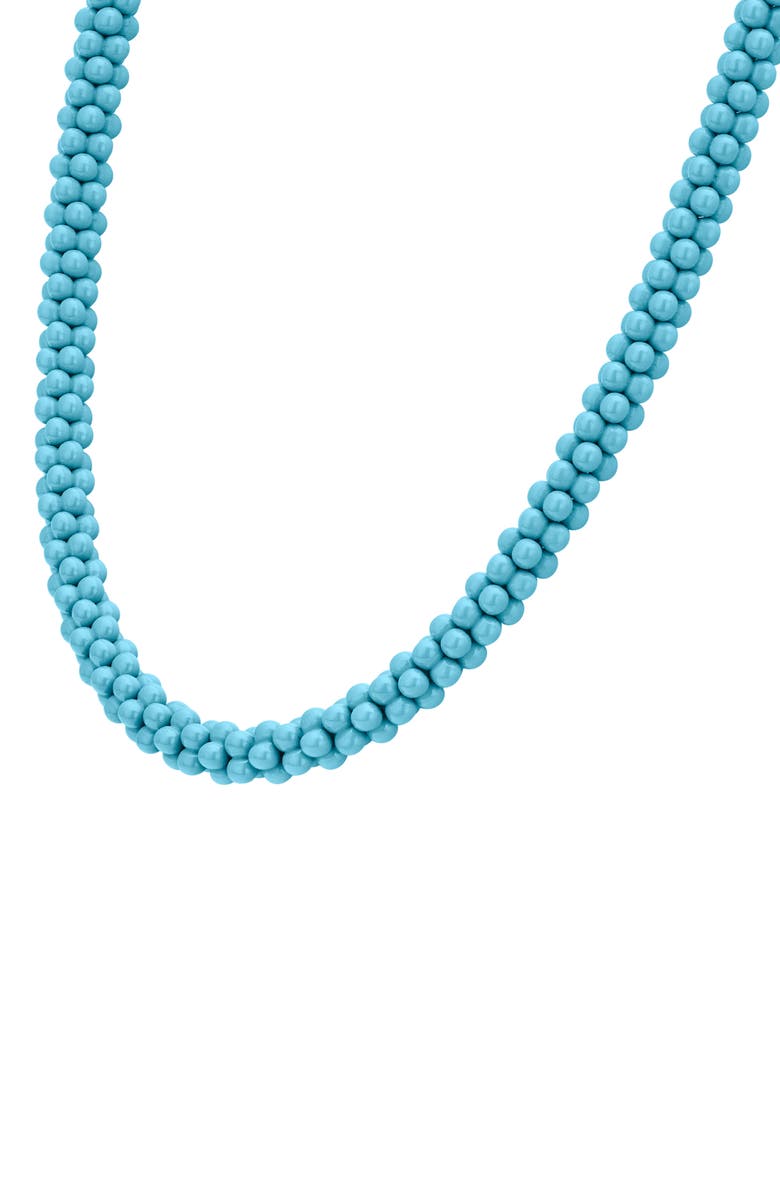 LAGOS Blue Caviar Ceramic Rope Necklace, Alternate, color, 