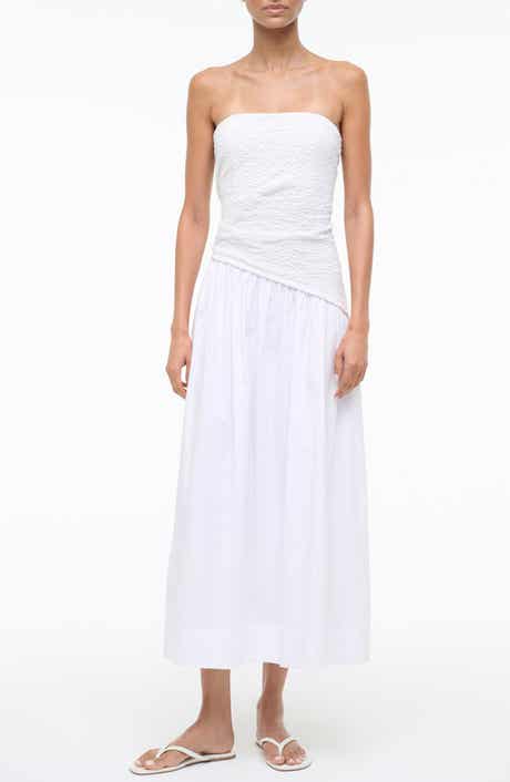 Nia Strapless Midi Dress