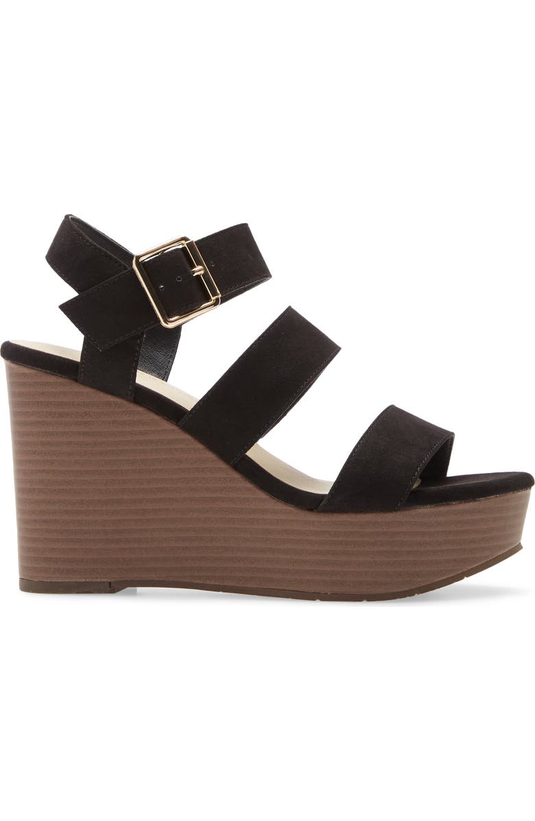 BC Footwear Individuality Vegan Platform Wedge Sandal, Alternate, color,