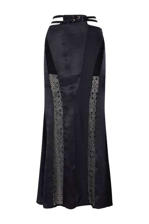 Pure Silk Long Skirt
