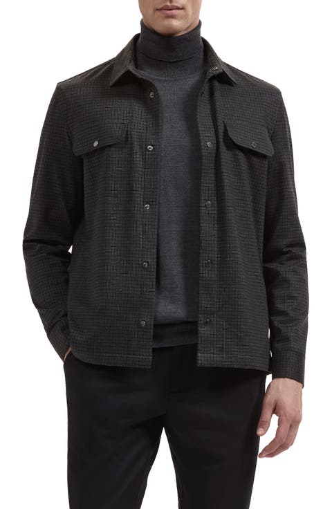 Long Sleeve Knit Button Up Shirt