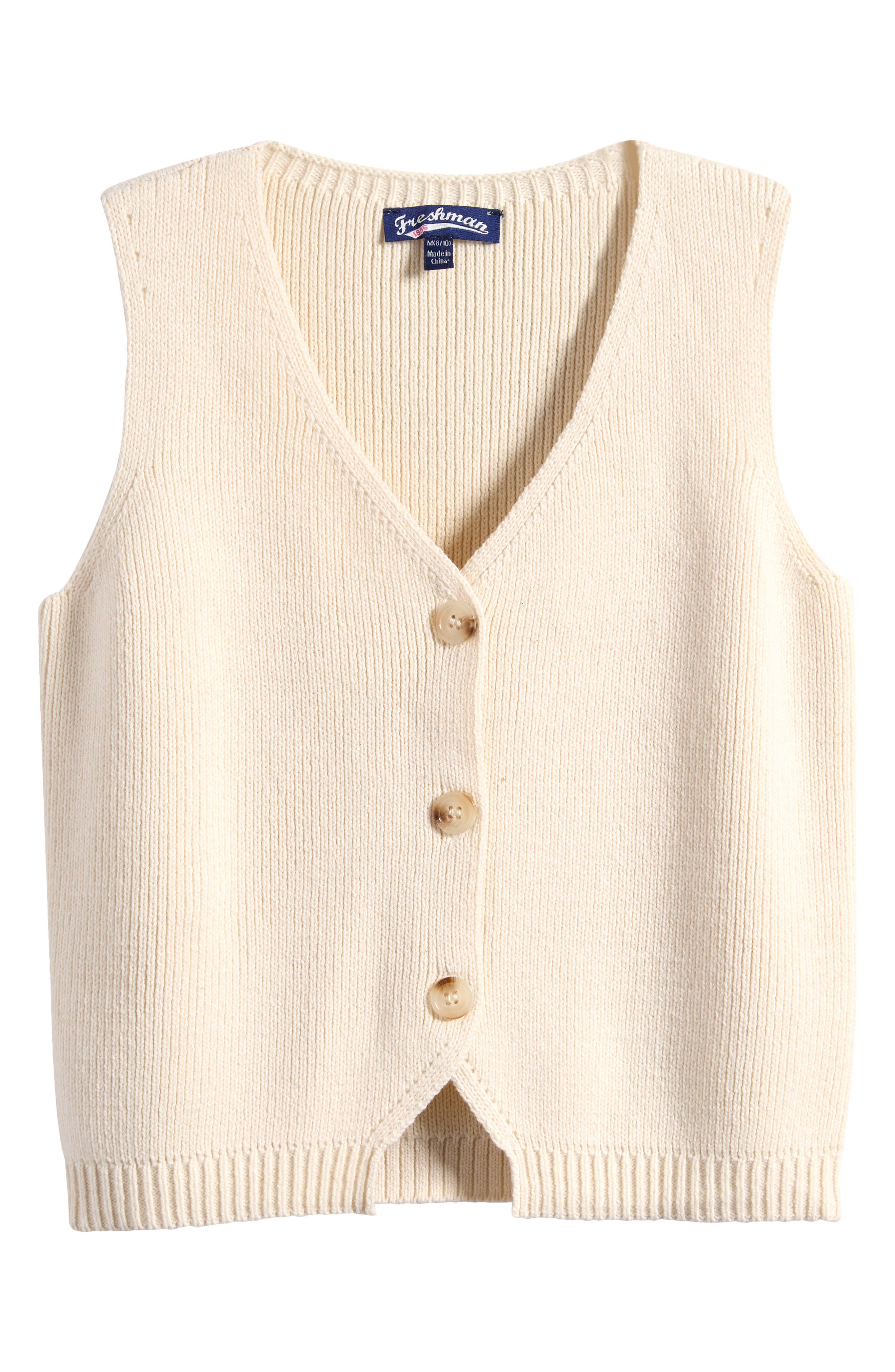 Freshman Kids' V-Neck Sweater Vest