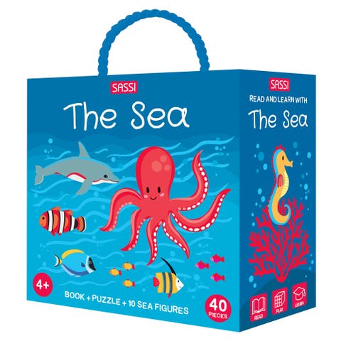 Q Box The Sea Read Play Learn Underwater 40 Piece Set