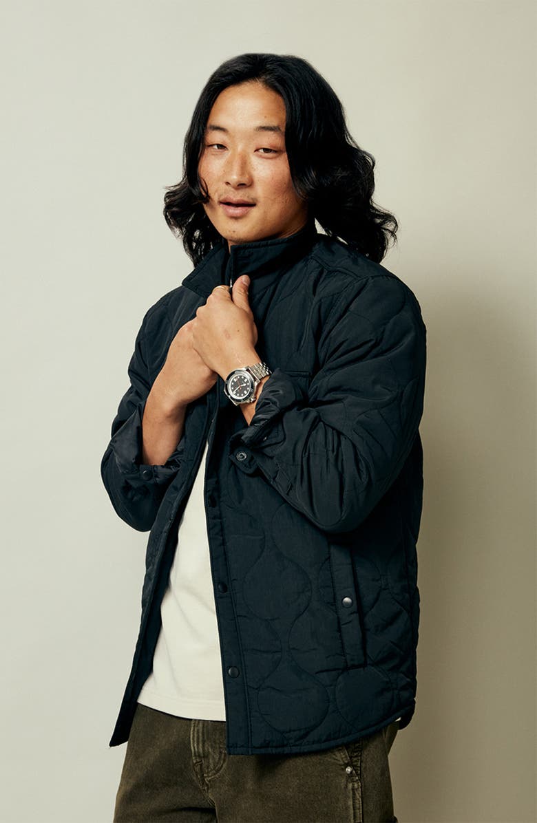 Nixon The Stinger Dive Bracelet Watch, 44mm, Alternate, color, Silver / Black / White