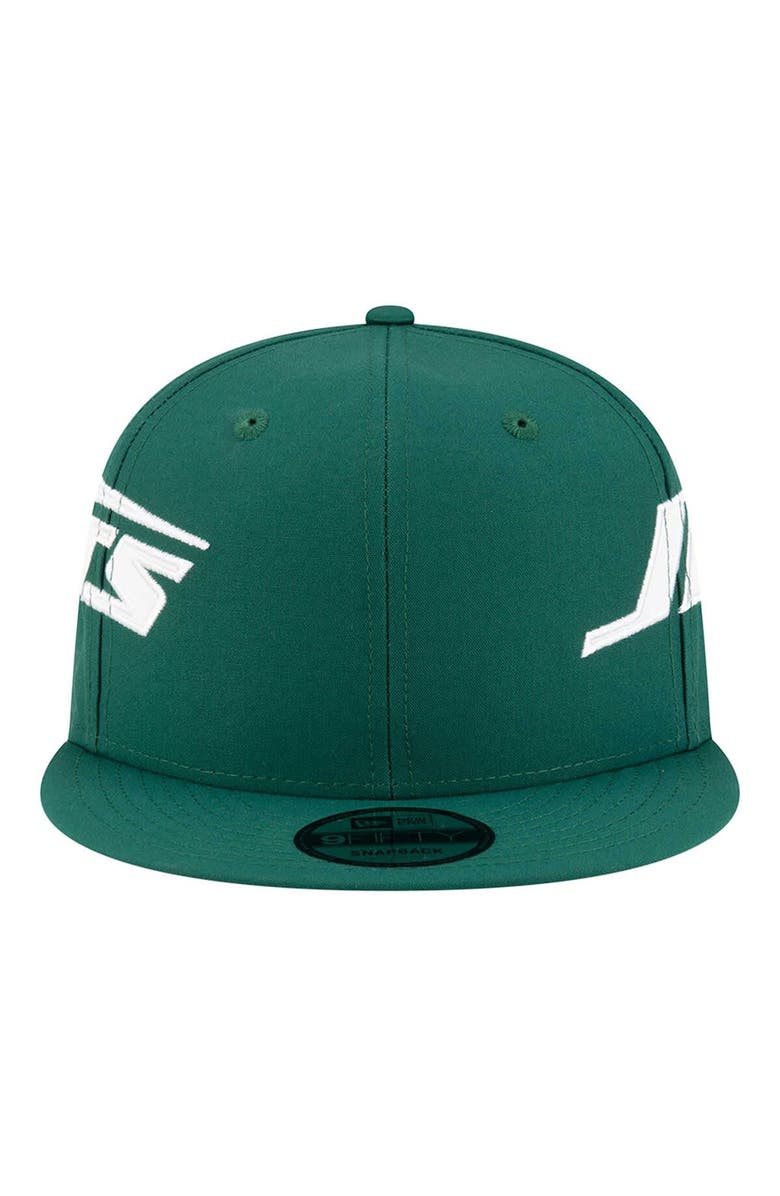 New Era Men's New Era Green New York Jets Helmet 9FIFTY Snapback Hat, Alternate, color, Green