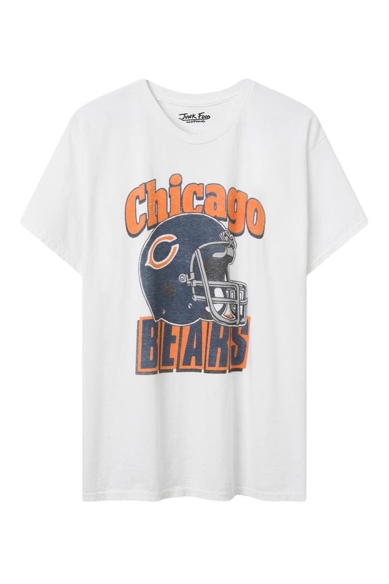Chicago Bears Throwback Helmet Cotton Graphic T-Shirt, Main, color, WHITE