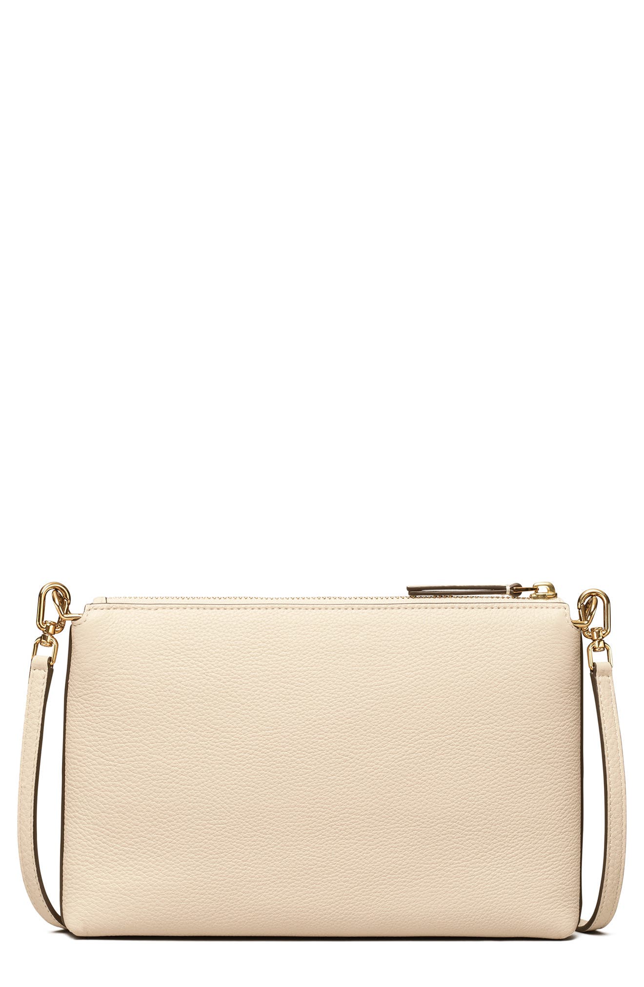 Mercer Pebbled Zip Crossbody Bag, Alternate, color, NEW CREAM