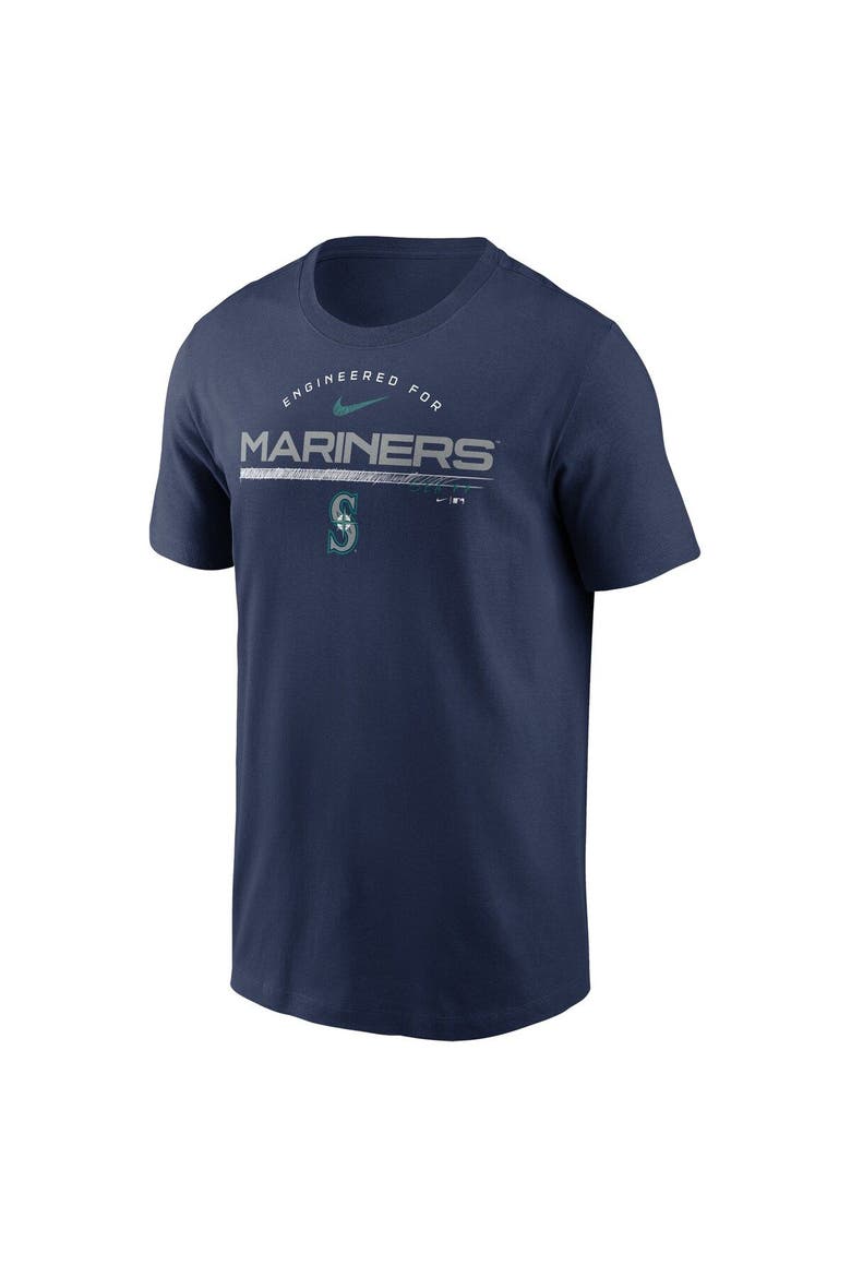 Men's Nike Navy Seattle Mariners Team Engineered Performance T-Shirt, Alternate, color, Navy