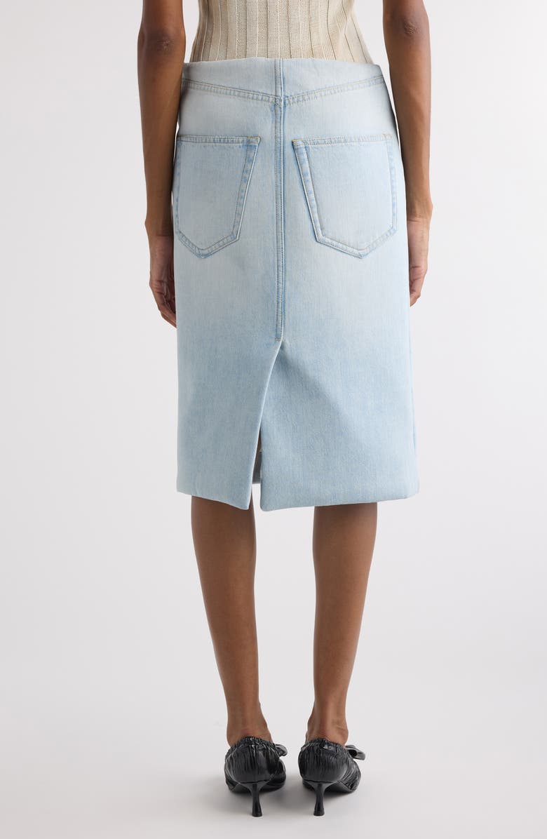 Acne Studios Iriam Padded Denim Skirt, Alternate, color, Light Blue