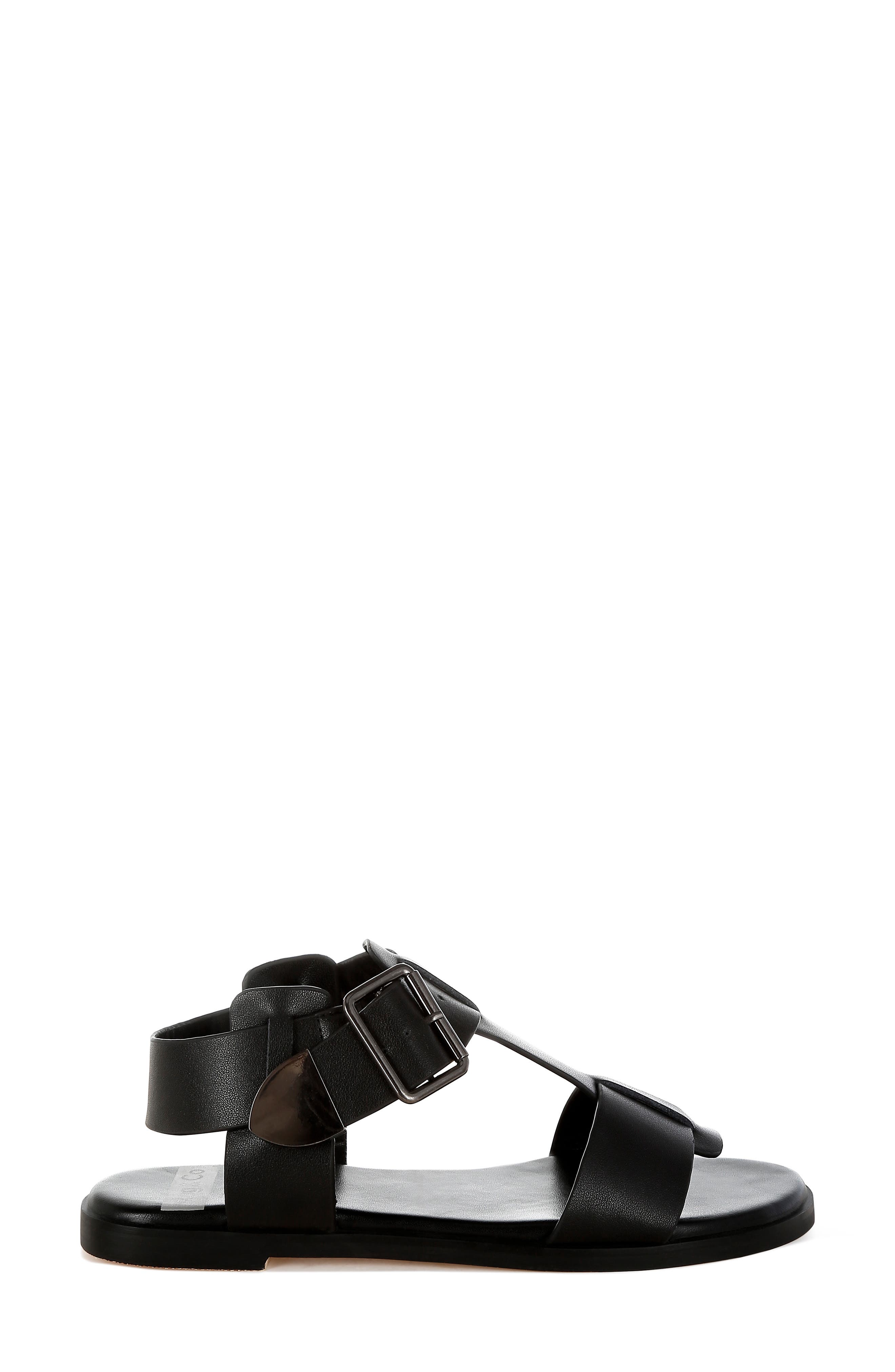 Rag & Co Shayla Gladiator Flat Sandal, Alternate, color, Black