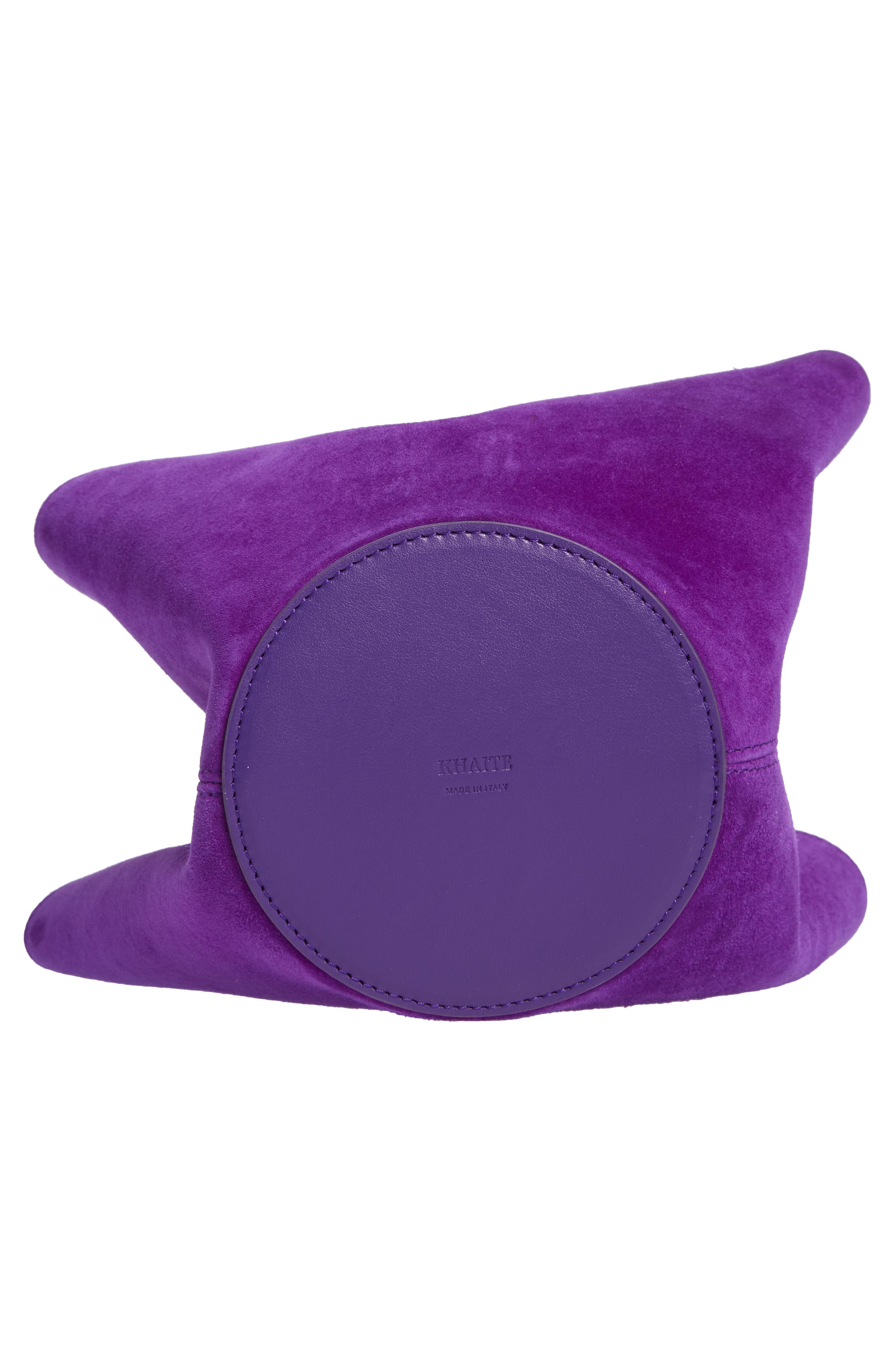 Khaite Mini Lotus Suede Shoulder Bag, Alternate, color, 