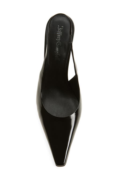 Jeffrey Campbell Glacial Slingback Wedge Pump In Black