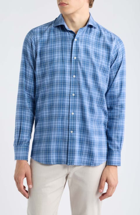 Crown Crafted Plaid Flannel Button-Up Shirt