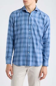 Peter Millar Crown Crafted Plaid Flannel Button-Up Shirt