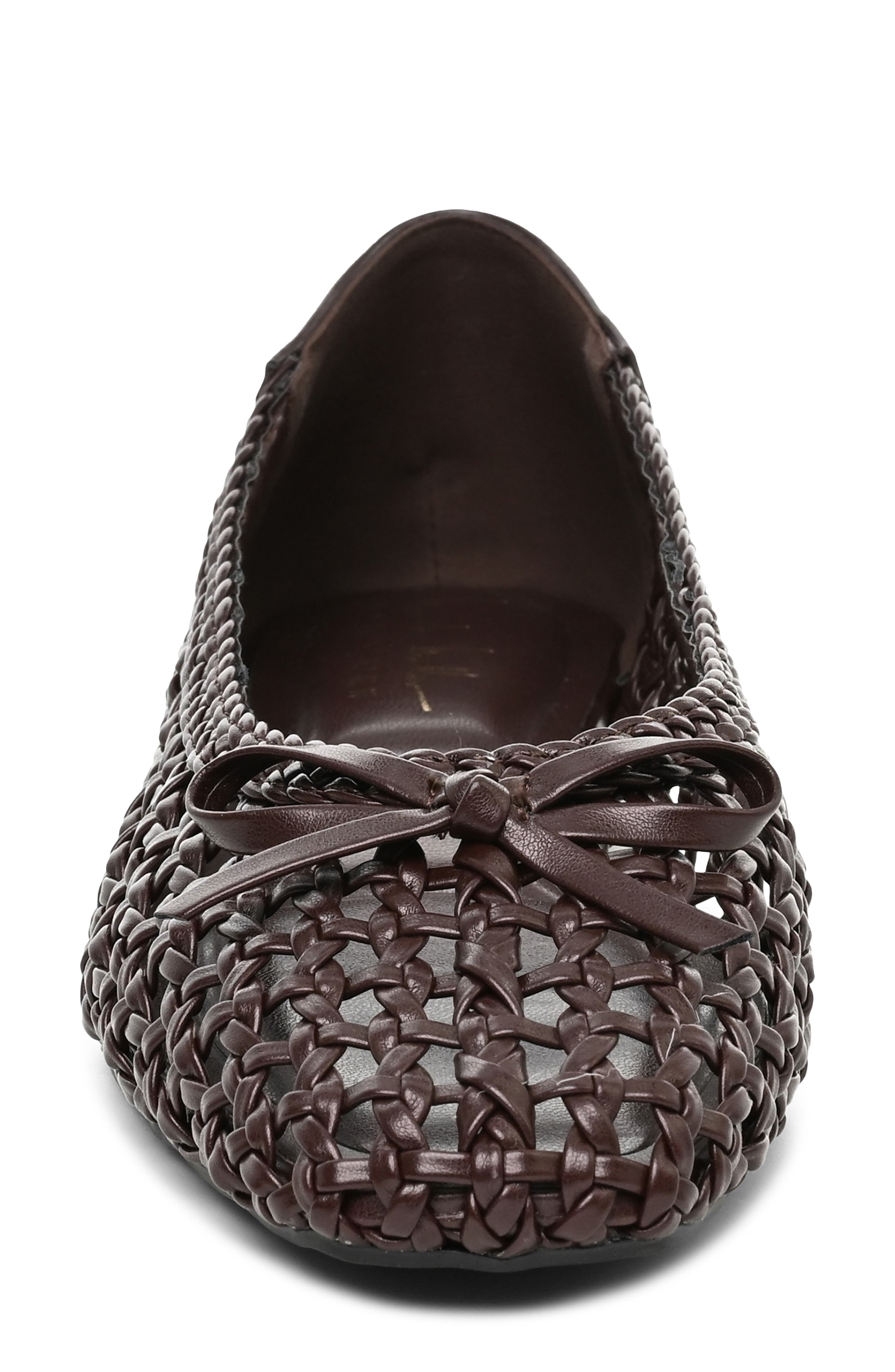 Kellin Bow Flat, Alternate, color, CHOCOLATE
