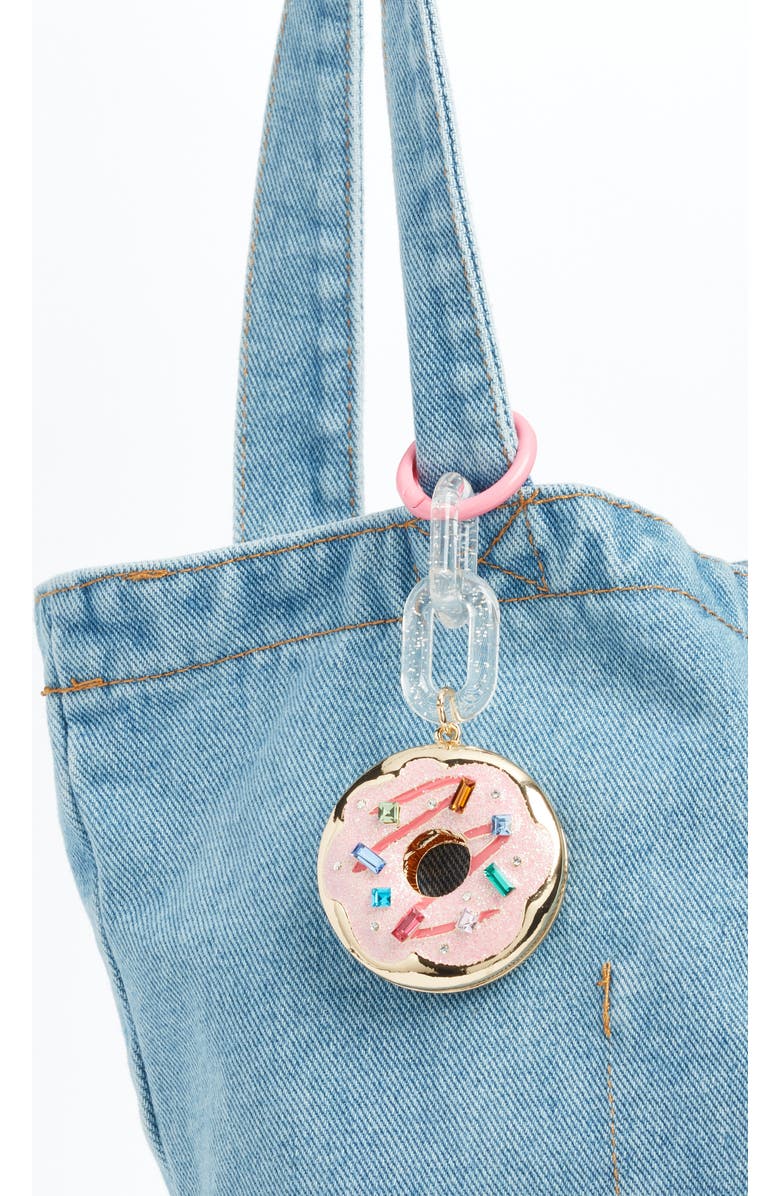 Chelsea28 Donut Bag Charm, Alternate, color, Pink Multi- Gold