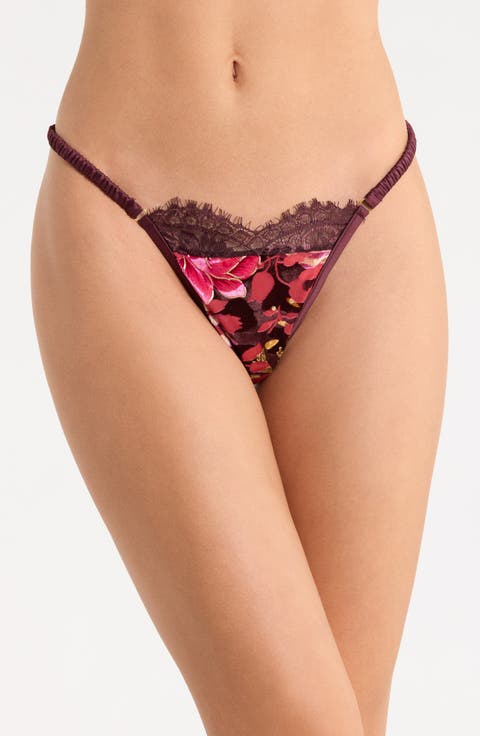 Eyelash Lace G-String