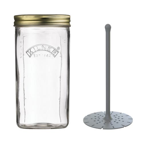 Kilner Pickle Jar With Lifter, 34 Ounce In Transparent