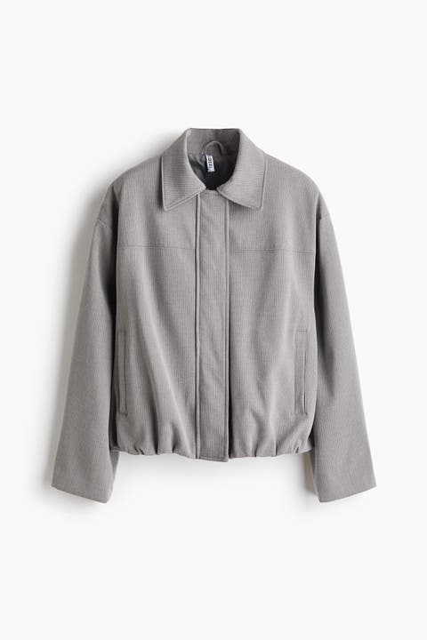 Collared Bomber Jacket