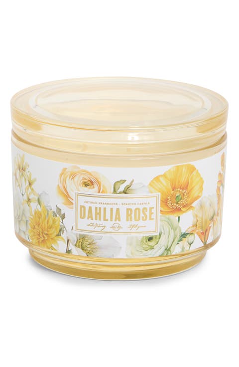 Dahlia Rose 3-Wick Jar Candle