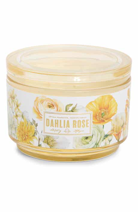 PORTOFINO CANDLES Dahlia Rose 3-Wick Jar Candle