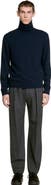 SANDRO Roll neck cashmere sweater