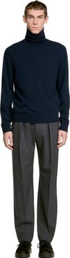 SANDRO Roll neck cashmere sweater