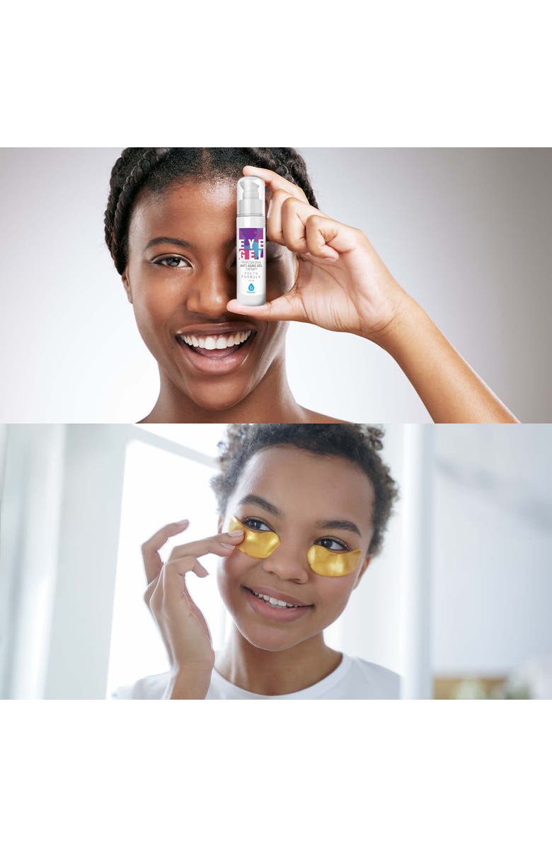 PURSONIC Youthful Eyes Bundle Professional Anti Aging Eye Gel 2 Oz & Wrinkle Care Eye Gel Patches, Alternate, color,