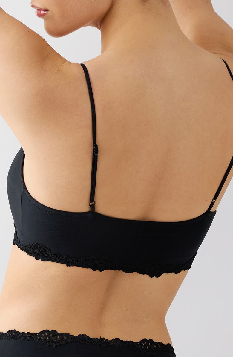 b.tempt'd by Wacoal Future Foundation Lace Trim Bralette, Alternate, color, Night