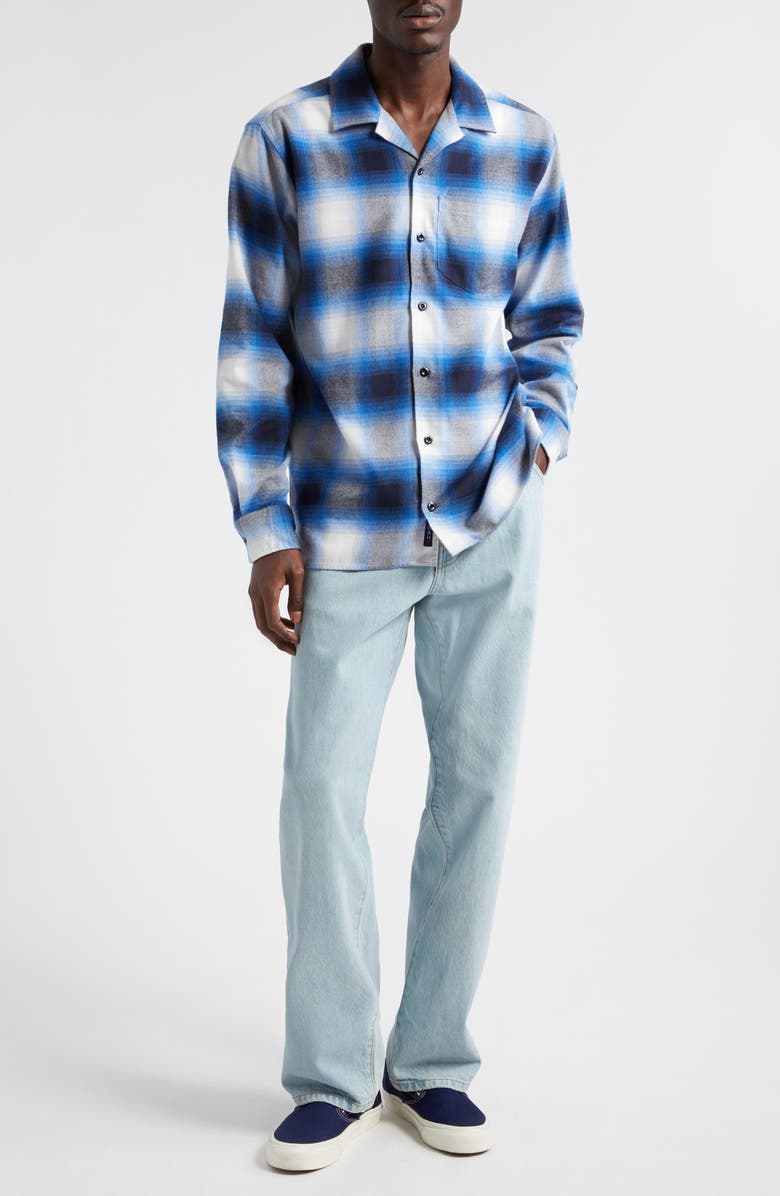 Noah Pleated Selvedge Straight Leg Jeans, Alternate, color, Light Wash