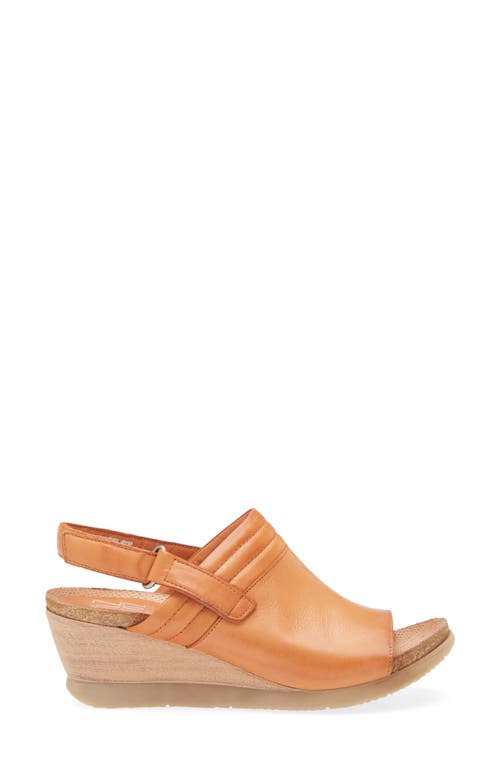 Miz Mooz Sabina Wedge Sandal In Rust