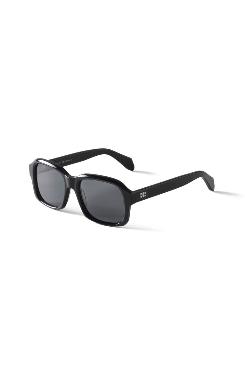 French Kiwis Eyewear Colin Sunglasses, Alternate, color, Black
