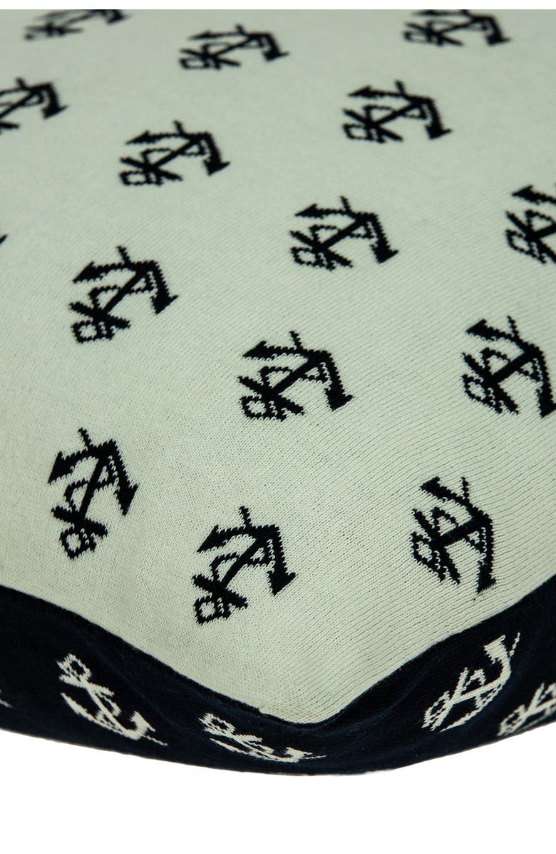 PARKLAND COLLECTION Andrea Nautical Pillow - 20" x 20" - Blue, Alternate, color, Blue