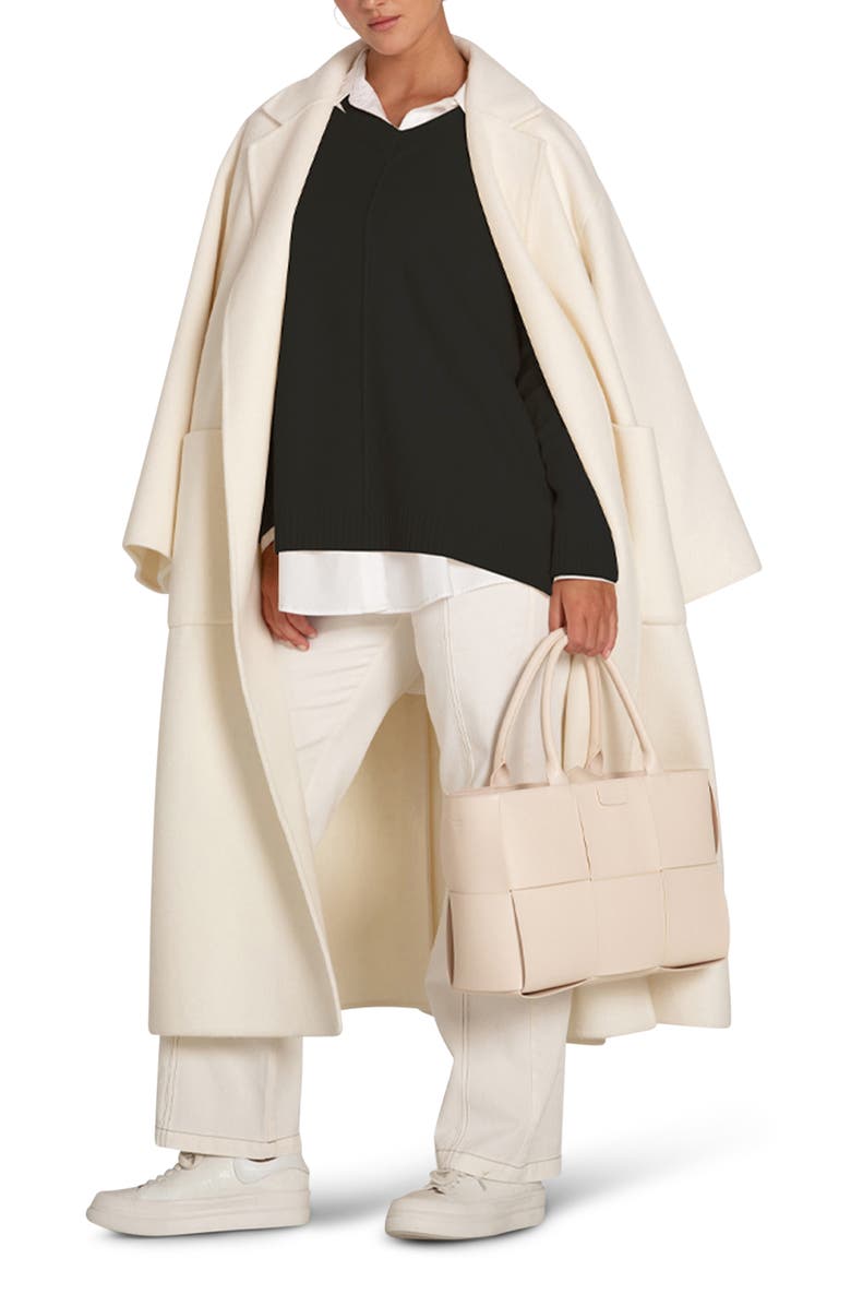 Belle & Bloom Wonder Of You Cashmere Blend Oversized Jumper, Alternate, color, Black