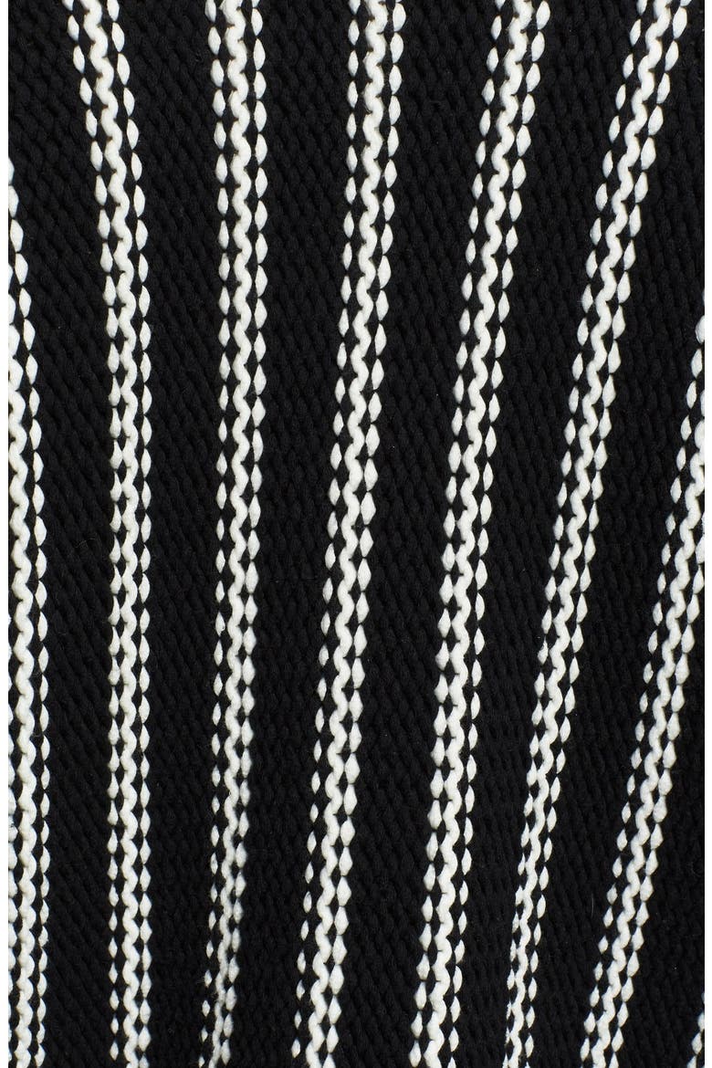 Chunky Knit Sweater, Alternate, color, BLACK/ WHITE