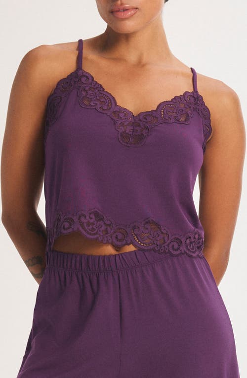 Savage X Fenty Swirly Girly Pajama Camisole In Purple