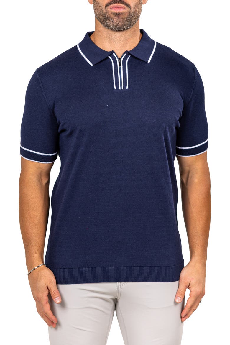 Marthy Blue Polo, Main, color, BLUE