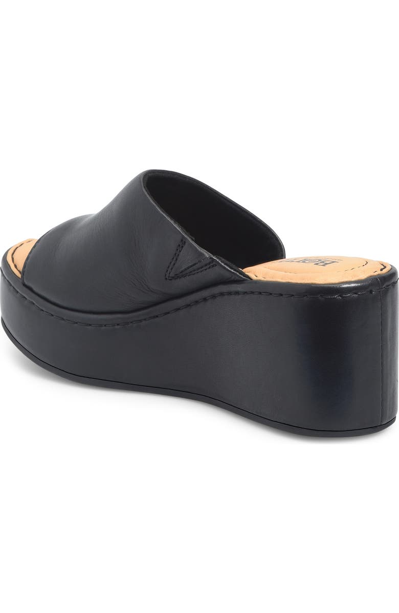 Børn Shilo Platform Wedge Sandal, Alternate, color, Black Leather