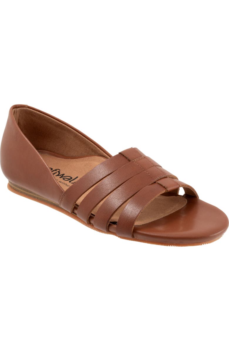SoftWalk<sup>®</sup> Cozumel Strappy Sandal, Main, color, Luggage