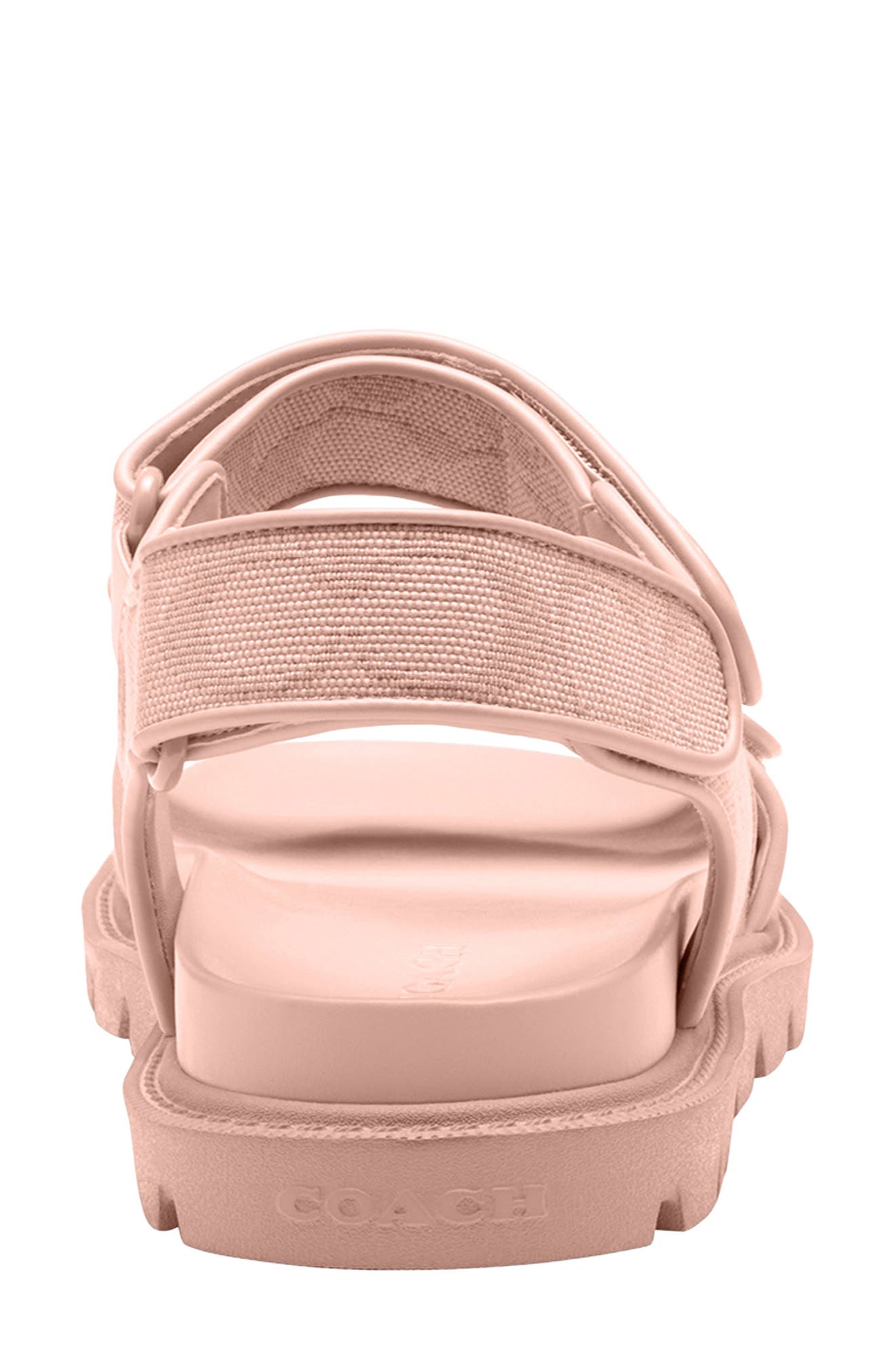 COACH Brynn Signature Canvas Sandal, Alternate, color, Candy Pink