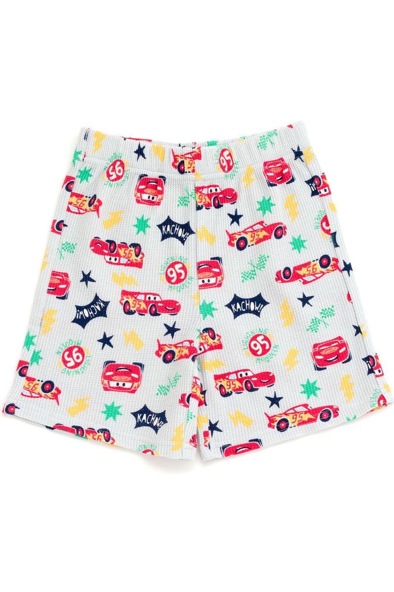 Pixar 2-Piece Tee and Shorts Set, Alternate, color, McQueen Light Gray